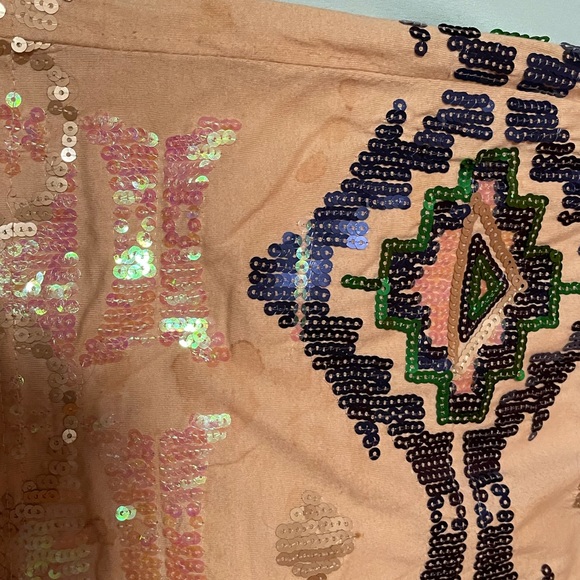 Hot & Delicious multicolored sequin party skirt - Picture 5 of 8